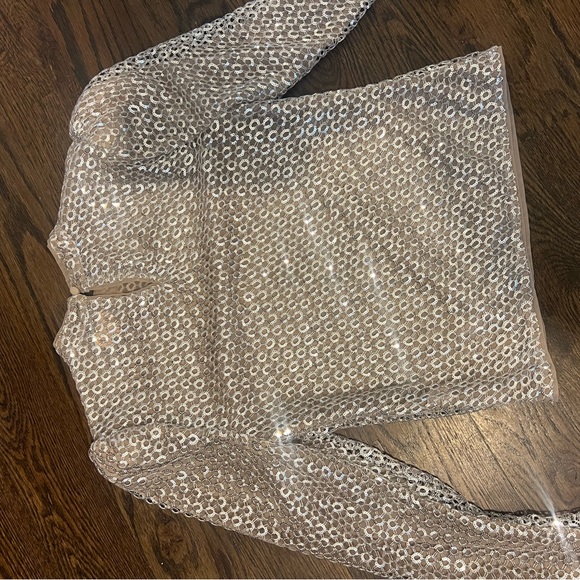 Camila Coelho Sparkling Holiday Top (Size Medium) - Picture 2 of 8